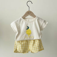 Fruit Short-sleeved Suit Cotton Refreshing
