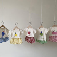 Fruit Short-sleeved Suit Cotton Refreshing