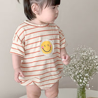 Thin Striped Jumpsuit for Boys and Girls