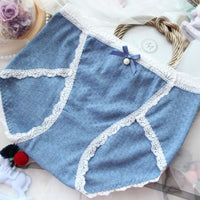 Plus Size Panties Women's Cotton Briefs Sexy Lace Kawaii Underwear Women Cotton Panties of Large Size with High Waist Female 7XL