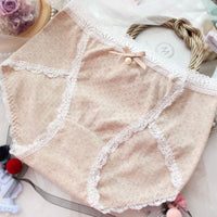 Plus Size Panties Women's Cotton Briefs Sexy Lace Kawaii Underwear Women Cotton Panties of Large Size with High Waist Female 7XL