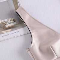 Summer New Style Short Sexy Slim Silk Satin Texture Vest Women
