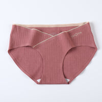 Cotton Low-rise Belly Lift Seamless Large Size Triangle Shorts