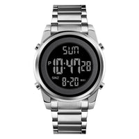 Skmei Time Beauty Southeast Asia Electronic Watch Men's Stainless Steel Band Business Fashion Chronograph Brand Watch