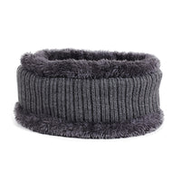 New Hat Bib Two-Piece Men's Knitted Hat Bib Autumn And Winter Plus Wool Cap Warm Woolen Hat
