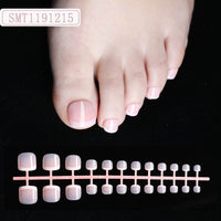 European And American Pink Complexion French Manicure