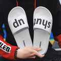 sandals shut up