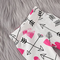 Four-Piece Printed Cotton Letters For Infants