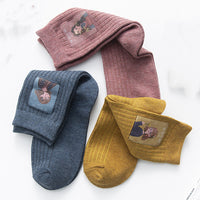 Little Girl Pattern Socks Women