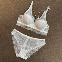 Sexy French lace Underwear Female Thin Half-cup Breathable Gathering Natal Red Suit