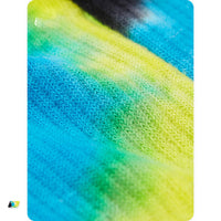 INFLATION Cool Socks For Men Street Style Multicolor Tie Dye Socks With Embroidery All-match Sport Socks Unisex