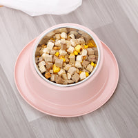 Domestic Stainless Steel Non-Slip Tilting Cat Bowl