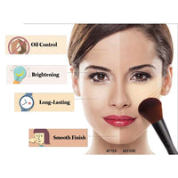 Face Foundation Powder Oil Control Contour Full CoverBanana Powder Translucent Mineral Makeup Base Matte Foundation Make Up