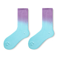 Gradient Color Tie-dye HipHop Men And Women Socks