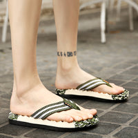 Men'S Slippers, Men'S Flip Flops, Men'S Sandals And Slippers, Non-Slip Soft Bottom, Fashion Outer Wear, Massage Camouflage Beach Tide