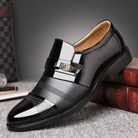 Large Size Men's Business Suit Leather Shoes