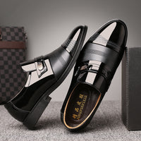 Large Size Men's Business Suit Leather Shoes