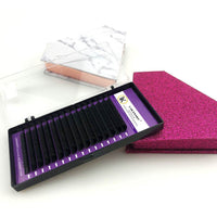 Mink Hair Single Matte Round Hair Grafted Eyelashes Manual Blooming Foreign Trade Curvature Does Not Recur