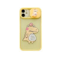 Stereo Crocodile Sliding Lens Phone Case