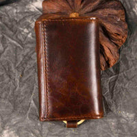 Top Layer Crazy Horse Leather Cowhide Wallet