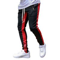 Long Trousers  Men's  Sports  Running  Double Pocket Zipper Pants