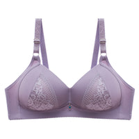 Comfortable Middle-Aged Man With Sexy Small Chest Gathered Bra Without Steel Ring