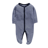 Newborn Baby Foot-Wrapped Long-Sleeved Crawling Clothes