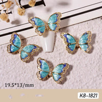 Moving Smart Butterfly Nail Art Jewelry