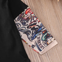 European And American Stitching Fashion Baby One-piece Romper