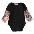 European And American Stitching Fashion Baby One-piece Romper