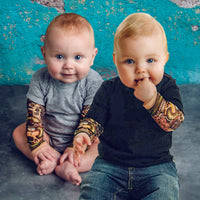 European And American Stitching Fashion Baby One-piece Romper