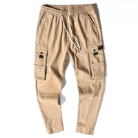 Nine-point Pants Men's Trendy Brand Multi-pocket Overalls