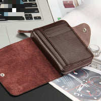 Baellerry New Men's Buckle Wallet Fashion Zipper Short Bag Multifunctional Card Bag Coin Purse Wholesale
