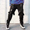 Guochao Functional Wind Streamer Overalls Men's Trousers Tide Brand