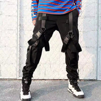 Guochao Functional Wind Streamer Overalls Men's Trousers Tide Brand