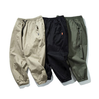 Japanese Spring Style Trendy Tooling Casual Trousers