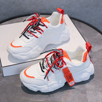 Korean Style Student Sports Shoes Women Running Street Shoes K05 Full Leather