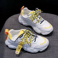 Korean Style Student Sports Shoes Women Running Street Shoes K05 Full Leather