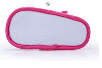 Toddler Shoes Soft Cotton Breathable Toddler Shoes Female Baby Cute Bow-Knot Anti-Drop Soft Sole Sandals