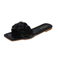 Woven Sandals And Slippers New Summer Outer Wear Flat-Bottomed Candy Color Slippers Women