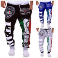 Men'S Casual Sports Pants Italian Flag Print Men'S Casual Sports Pants