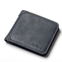 Men'S Wallet Multi-Card Card Holder Horizontal Frosted Leather Retro Foreign Trade Wallet