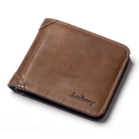 Men'S Wallet Multi-Card Card Holder Horizontal Frosted Leather Retro Foreign Trade Wallet