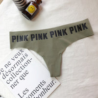 Sports Fitness Ice Silk Thong Peach Hips