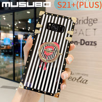 MUSUBO Case For Samsung Galaxy Note 20 Ultra S20 S8 S10 PLUS S9 A71 A51 A70 A21 M30 Phone Cover Funda Soft Silicone Coque Girls