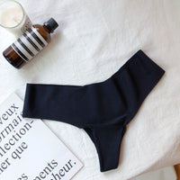 Sports Fitness Ice Silk Thong Peach Hips