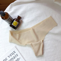 Sports Fitness Ice Silk Thong Peach Hips