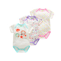 Baby Short-Sleeved One-Piece Romper Suit