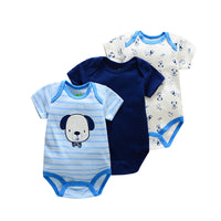 Baby Short-Sleeved One-Piece Romper Suit