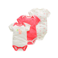 Baby Short-Sleeved One-Piece Romper Suit